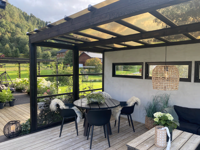 SunGlaze 4mm røg 3000x585mm