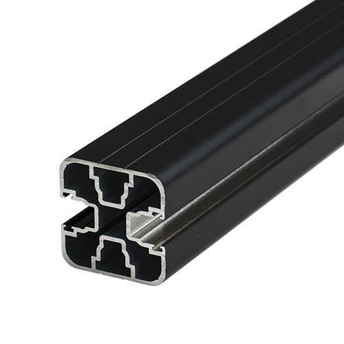 Glasrækv.topm. midterstolpe sort