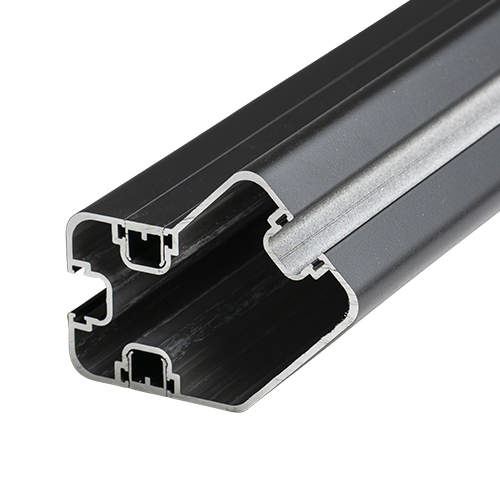 Glasrækv. topm. hj. Stolpe 45° antracit