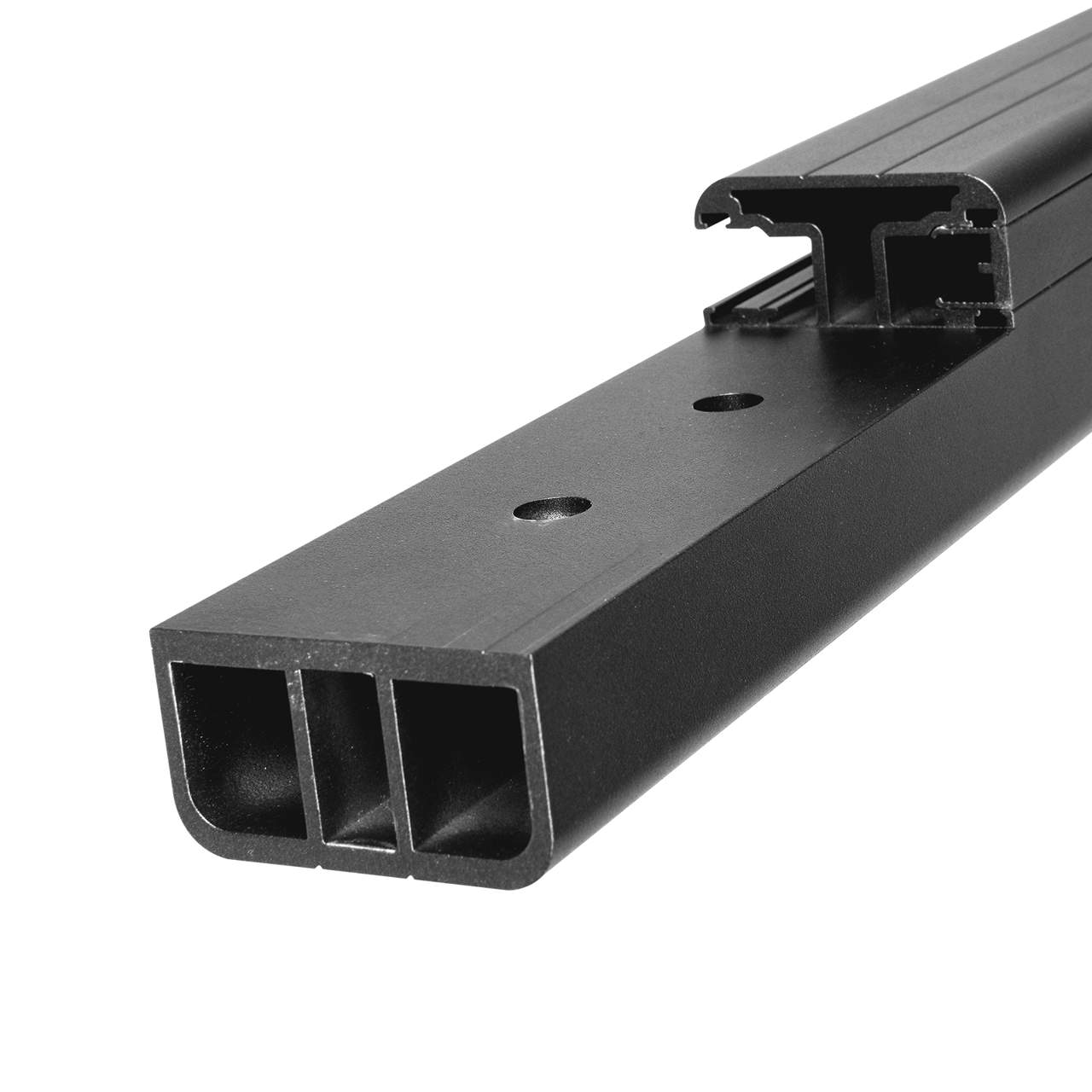 Frontmonteret endestolpe, antracit