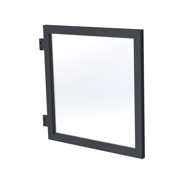 Port B878 x H905 lam.klar glas antrasit